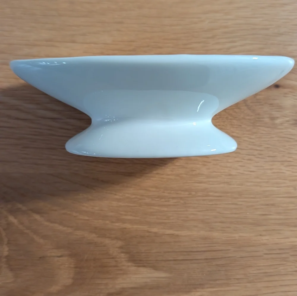 VTG Footed Soap Dish with Pastel Birds in a Cherry Blossom Tree - Picture 3 of 7